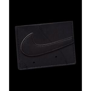 Nike Air Force 1 Card Wallet TRIPLE BLACK - Brand New